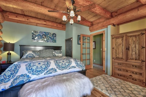 Beautiful Log Home on 6 acres with creek image 3