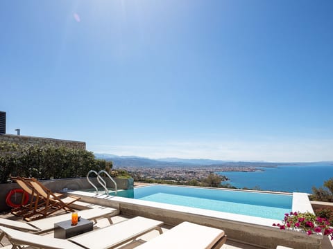 Omnia Villa 1-''Beheizter'' Pool und atemberaubender Meerblick