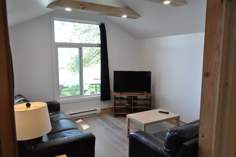 Relax indoors with views of the lake only steps from the door
Living Room - Sofa Bed
