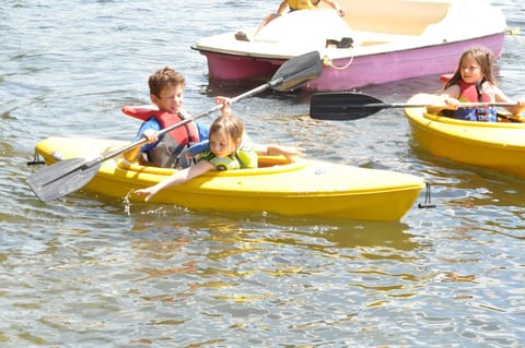 Kayaks and water toys included, ready for your adventure