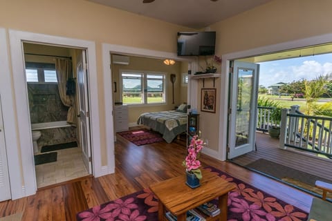 Open Tropical living area
