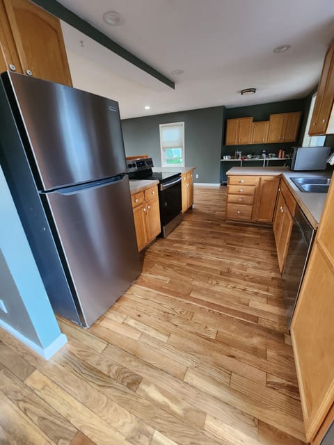 Fully stocked kitchen