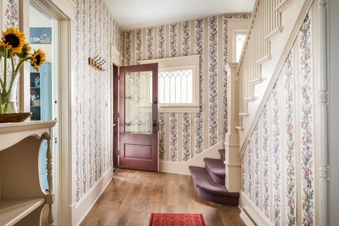 Inviting entrance hallway with original character and charm