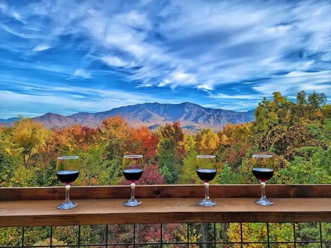 Majestic Mtn VIEWS! Gatlinburg is 5 min. 3 Separate Decks. 2 Separate Game Rooms