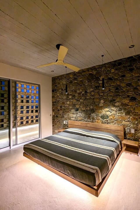 One of the villa’s five king bedrooms.