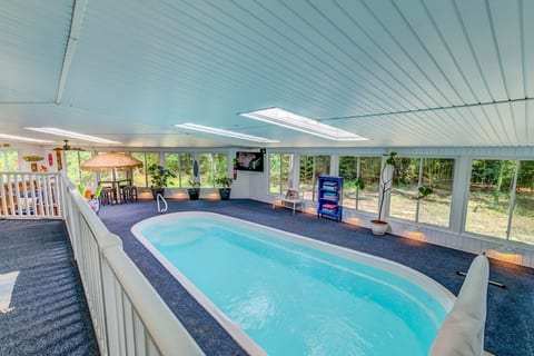 Heated Indoor Pool on Lake Marion with Dock