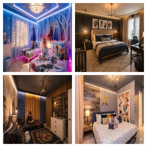 Themed 5bd home w/ private Pool & Arcade in Resort