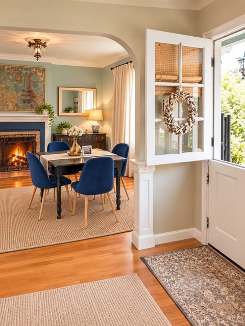 Charming vintage Dutch door lets in ocean breezes