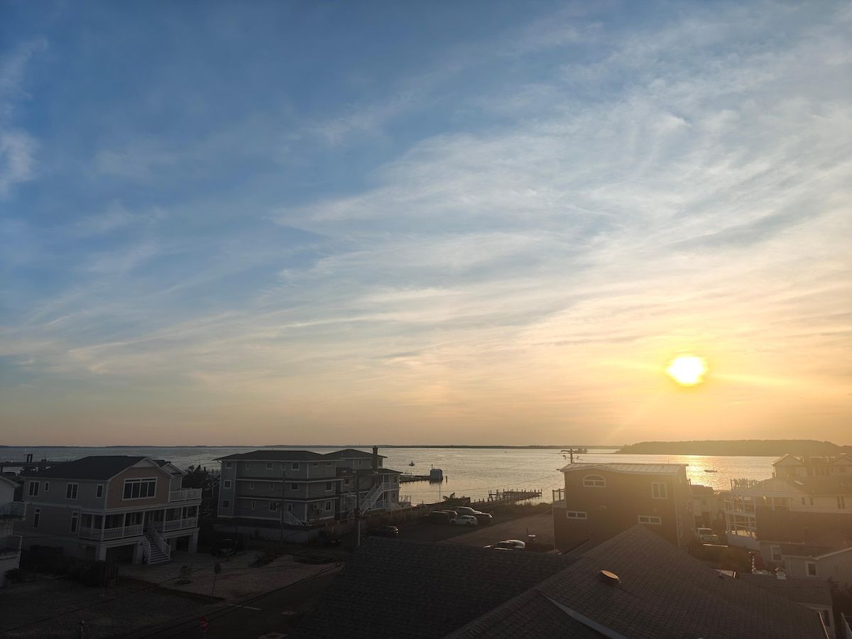 Sunset Bay Views from Rooftop Deck