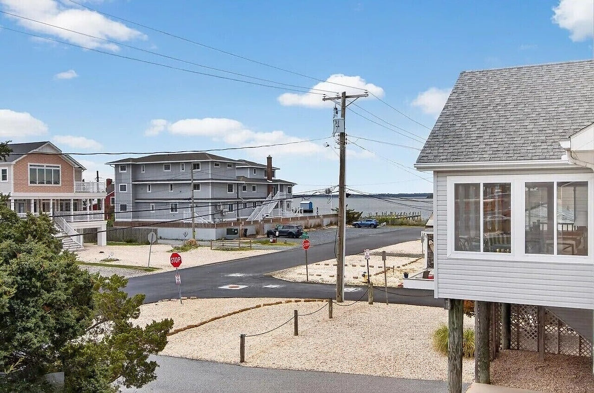Scenic Bay Views from the Living Room Deck