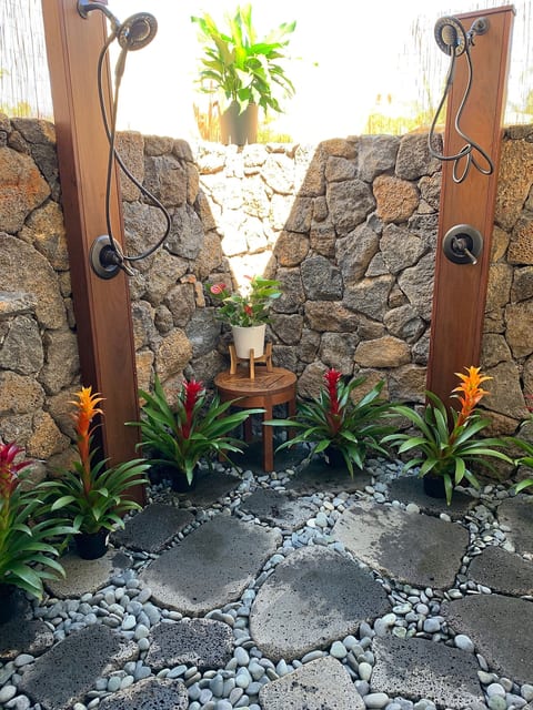 Master bath outdoor shower