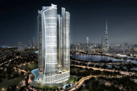 1BR with Burj Khalifa View in Paramount Hotel