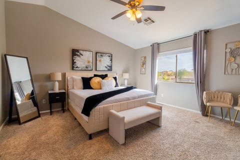 Heated Pool King Bed Firepit Work Station