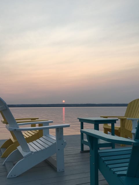 Enjoy the sunset from the end of the dock!