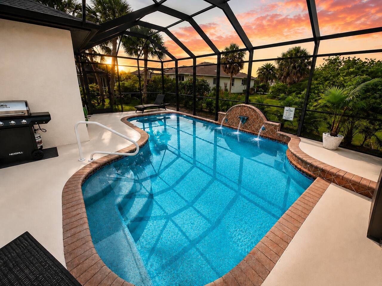 Modern Villa Heated Saltwater Pool 10 Min to Beach