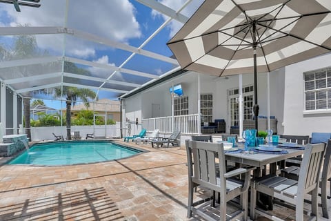 4br apollo beach home free heater pool & waterfall image 4
