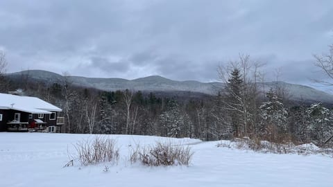 Mountains after a recent snowfall