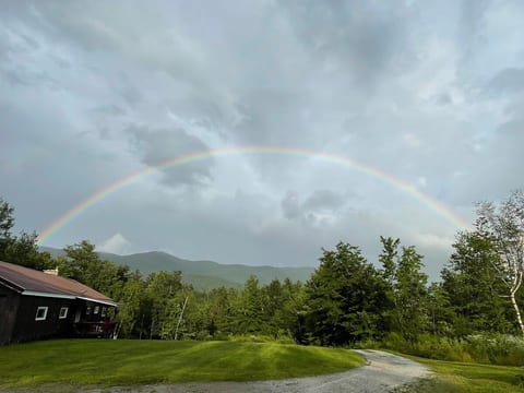 Rainbow over the mountains