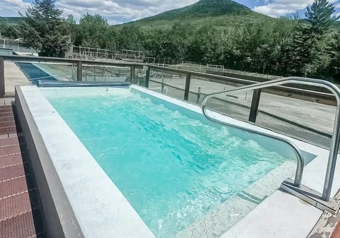 Outside hottub