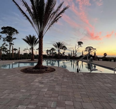 Pool with Gulf views