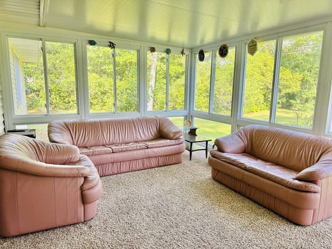 Cozy sunroom