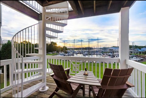 Marina views offering a serene coastal sunsets