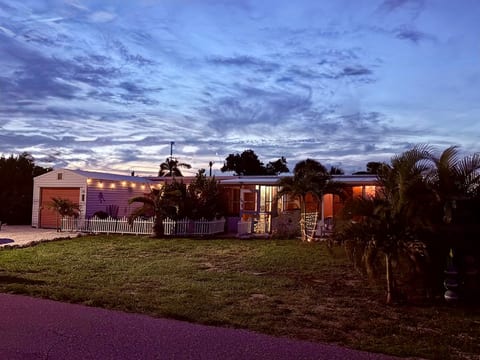 Purple house