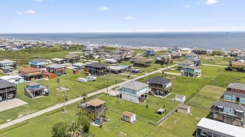 The Gulf is about a five-minute walk from the house