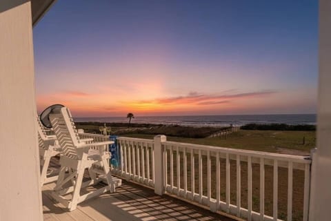 Mornings over the Gulf from the beachfront deck
