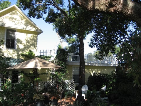 View of private deck for our guests.