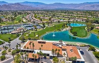 Arial view of Palm Desert Resort Country Club Community