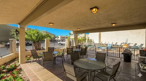 Covered cabana at the pool 