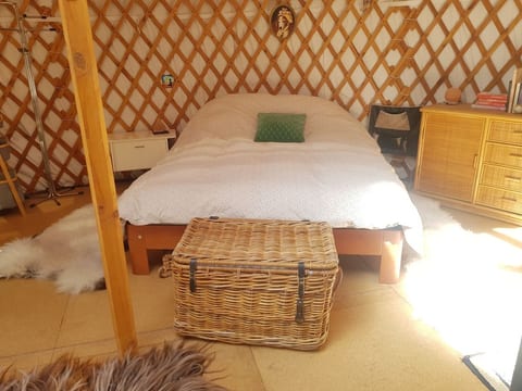 Cozy Yurt Bedroom Retreat