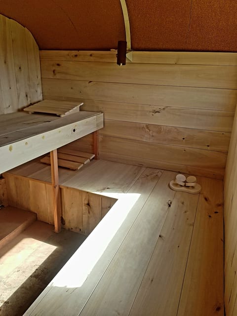 Relaxing Wooden Sauna Retreat