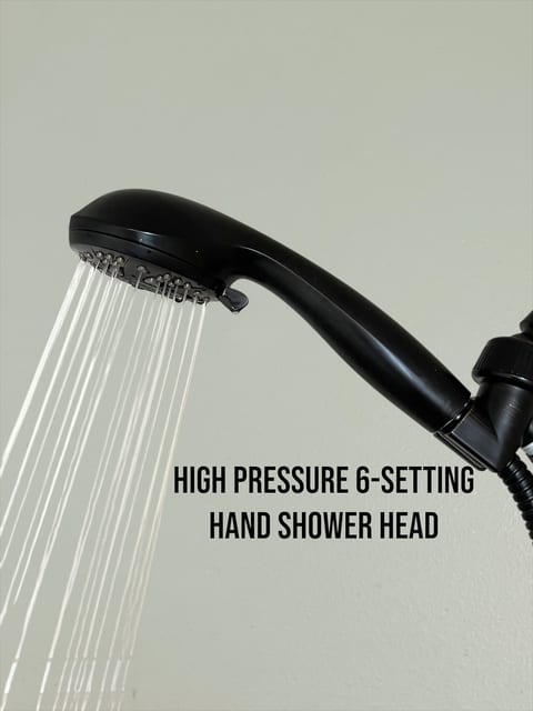 Bathroom A - high pressure shower head