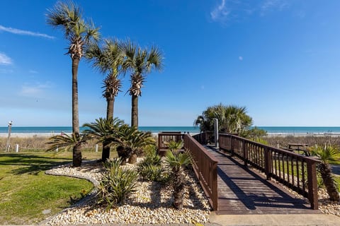 Wheelchair friendly access to the beach.