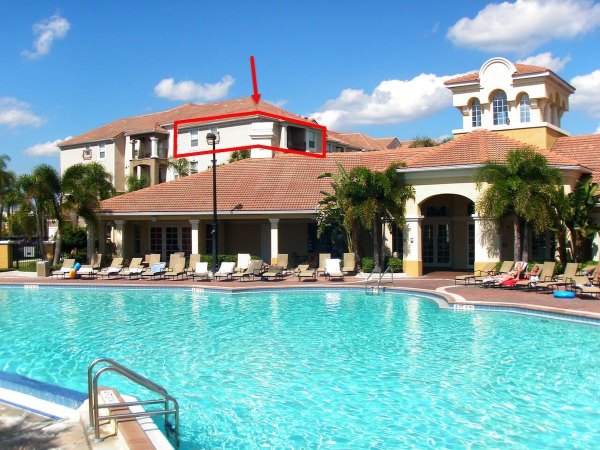 5000-408 - 3 BED, 2 BATH, POOL AND LAKEVIEW