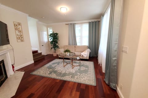 Living room.  Has queen size sleeper sofa.