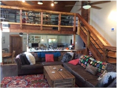 When walking into the home you feel unexplainably calm and relaxed forgetting about the city life or your facebook status. The openness of the common areas are perfect for a family get together or friends wanting to get away from city life for a while.
