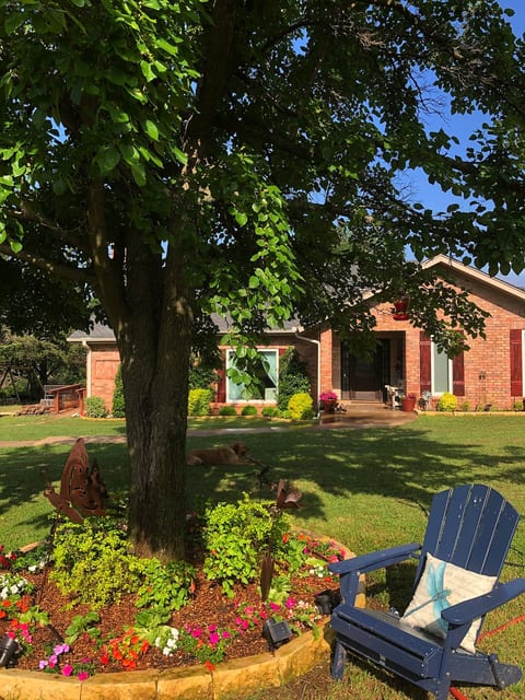 Imagine yourself sitting with a cold glass of wine under the three enjoying the sounds of nature. Relaxation and tranquility are inevitable.