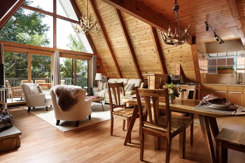 Lake Arrowhead A-Frame | Fireplace & Foosball