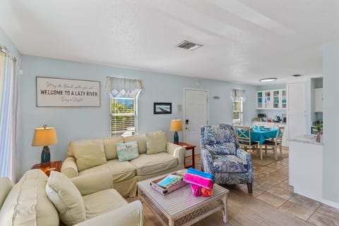 Open Kitchen, Dining, Living Area Day Side