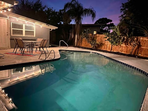 Cute home w/ saltwater heated pool! 6 mi to beach! image 3