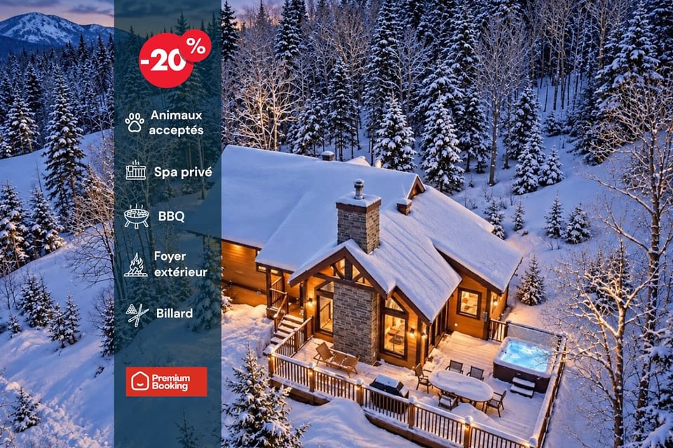 Villa Alpine | Private Spa & Pool Table | BBQ - Petite-Rivière-Saint-François