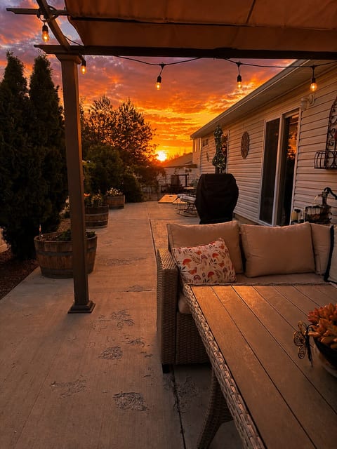 Sunset patio space
