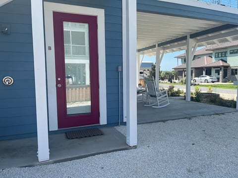 Rasberry Entry Door
