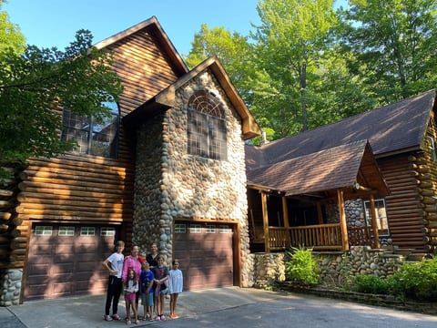 Rustic Log Cabin Retreat across from Lake Leelanau image 2