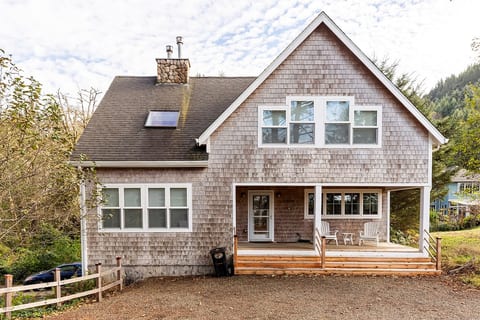 Plenty of parking in front of the house as well as in the garage and driveway.