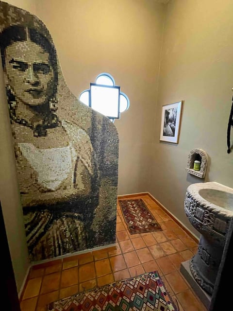 Downstairs powder room