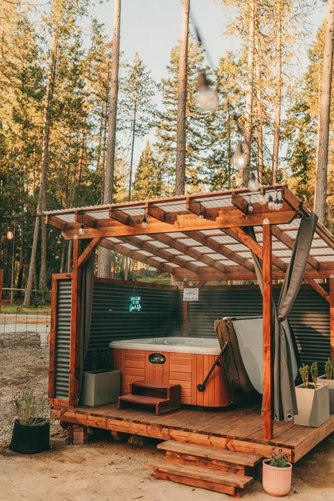 Tiny Cabin Retreat w/Hot Tub & Alpacas Rescue